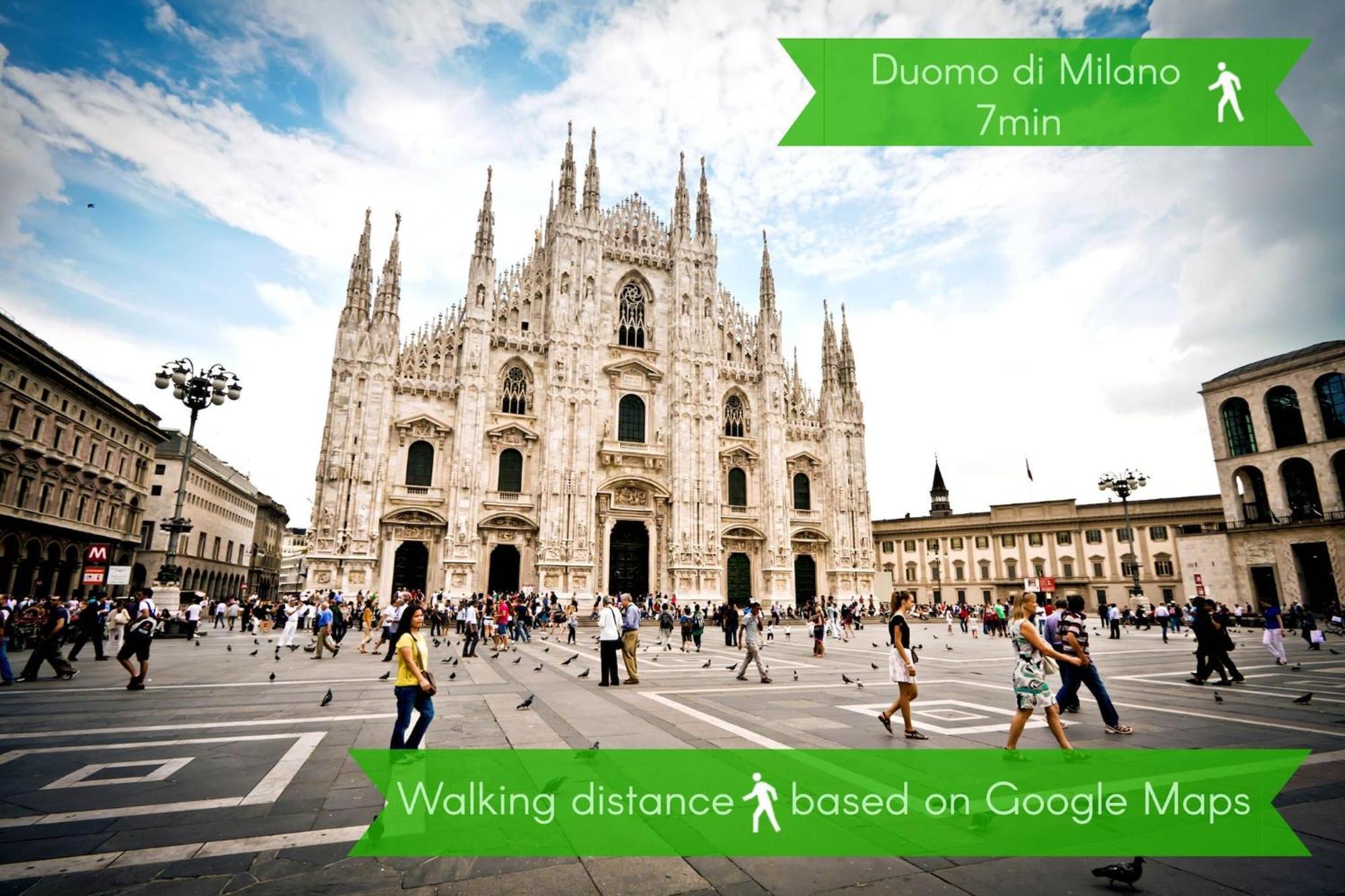 San Babila Central Tower With Panoramic Terrace Overlooking Duomo By Rentopolis Milan Exterior photo